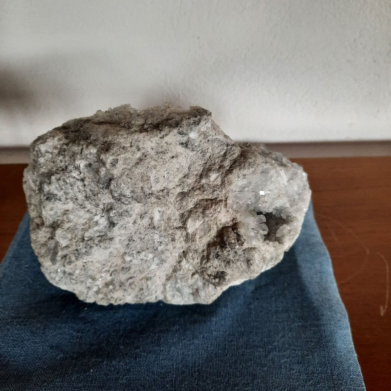 Mineralien & Heilsteine: Coelestin Druse ca. 3,3 kg – Gebraucht aus Rosshäusern von planet-7 4