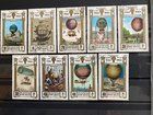 Korea 1983 Lot 200 Jahre Luftfahrt Ballone gestempelt