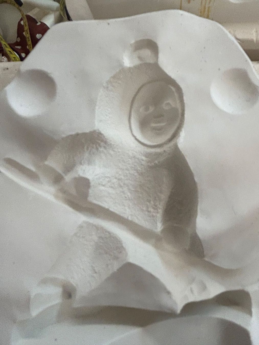 Kit bricolage: Giess-Gipsform "Schneemann" ca. 10 cm gross – Usato da Pratteln venduto da Dollshop