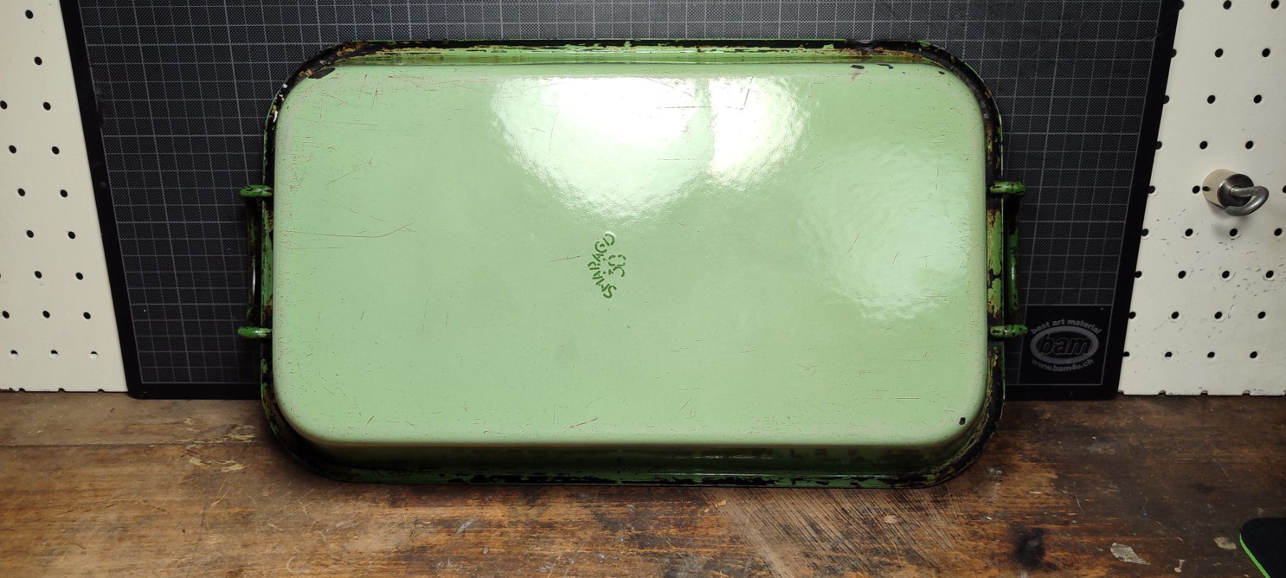 Backformen: Wunderschöne alte Auflaufform emailiert – Gebraucht aus Gelterkinden von MYSTOREFORYOU4460 4