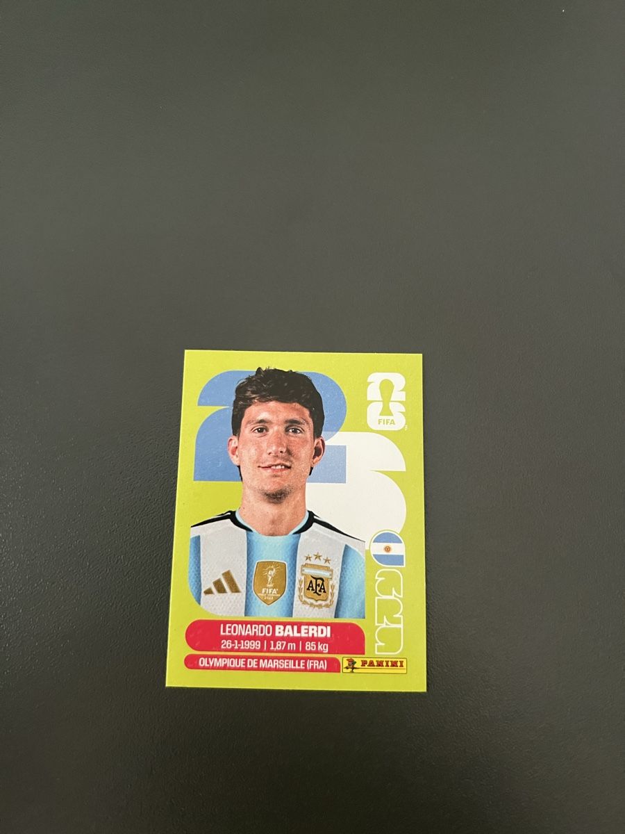 Panini Carte collezionabili: Leonardo Balerdi ARG 7 Panini WM 2026 – Nuovo (secondo la descrizione) da Möhlin venduto da fl433