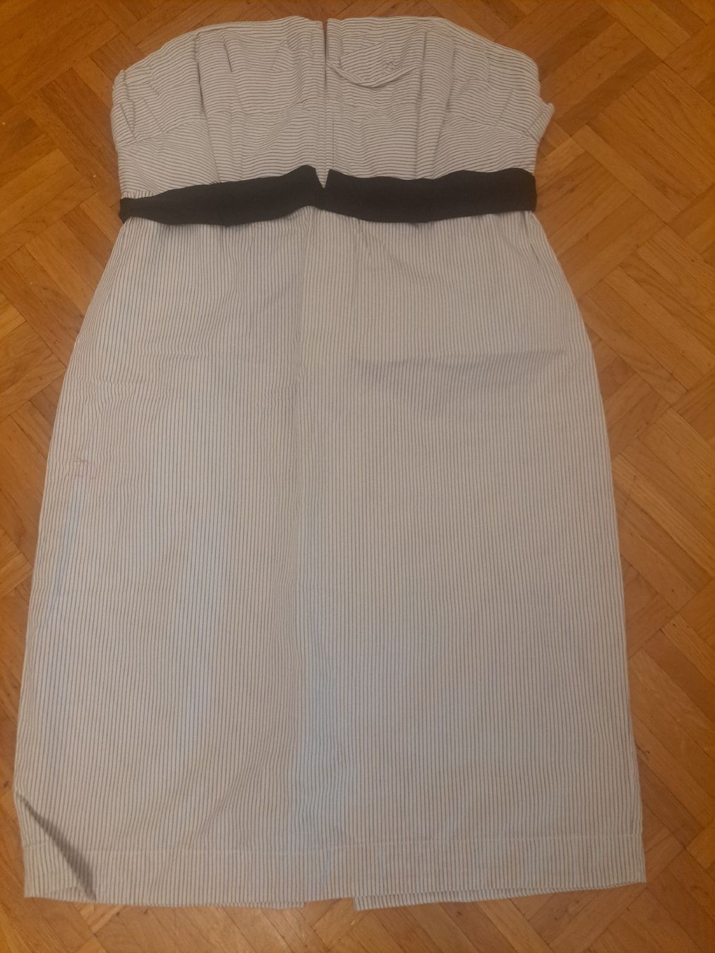 Sandro Vestiti: Robe Sandro sans manches, rayée bleu et blanc, taille 3 – Usato da Chêne-Bourg venduto da mar_p5n7 2
