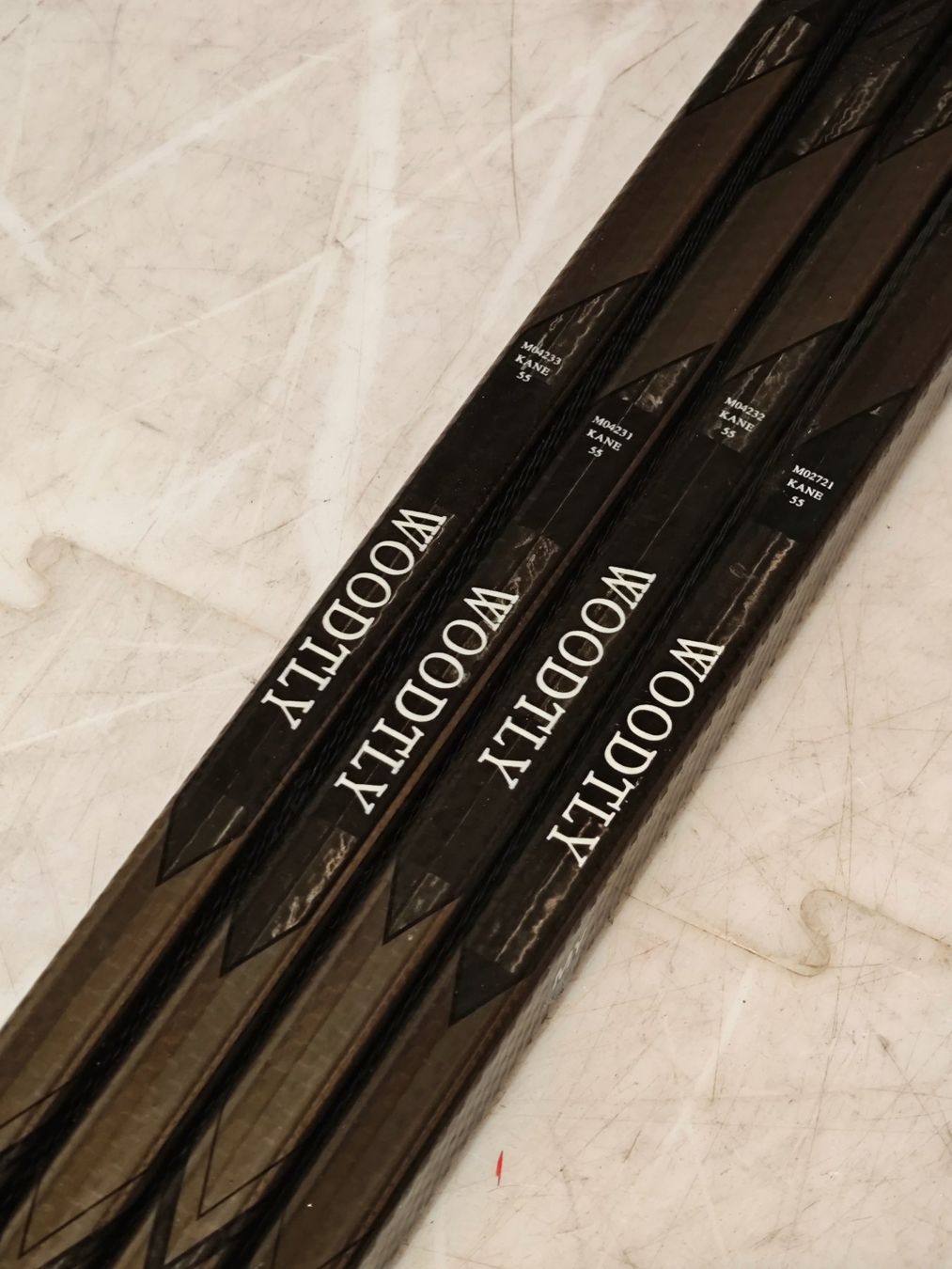 Bauer Bastoni & Pale: 4x Bauer Custom Sticks, Links, 55 FLEX, original Kane Bogen – Usato da Pfaffhausen venduto da seppentony 1