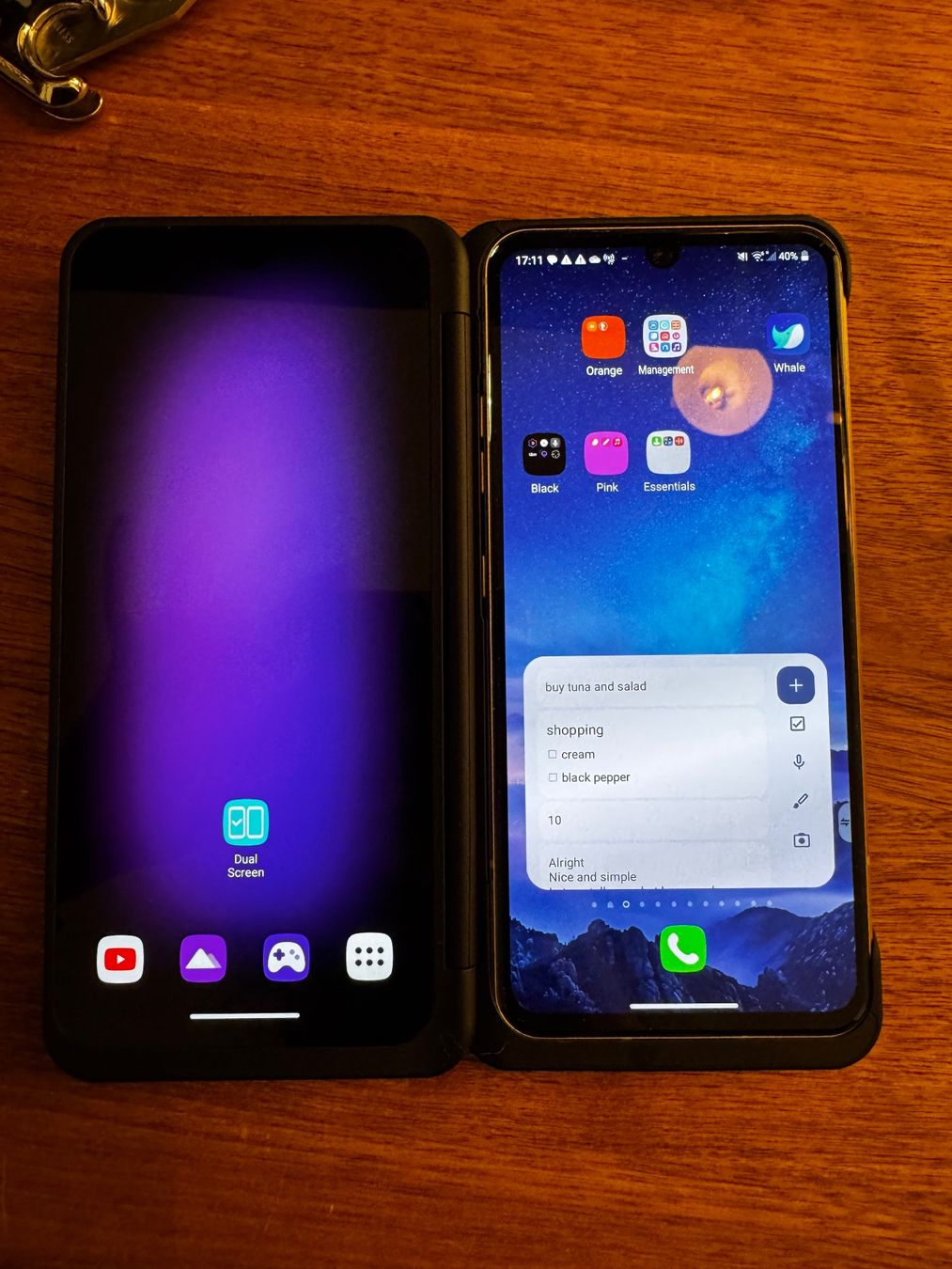 LG Handys / Smartphones: LG V60 ThinQ + Dual Screen – Gebraucht aus Zürich von lar_fg5x