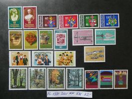 FL 1980 Jahr postfrisch zu 10% Katalog!!
