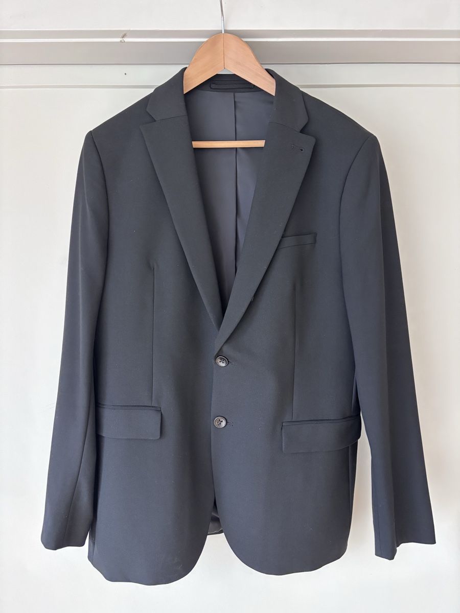 C&A Jacken: C&A Slim Fit Flex Blazer, Size 50, Black – Neu (gemäss Beschreibung) aus Zürich von Grothschild