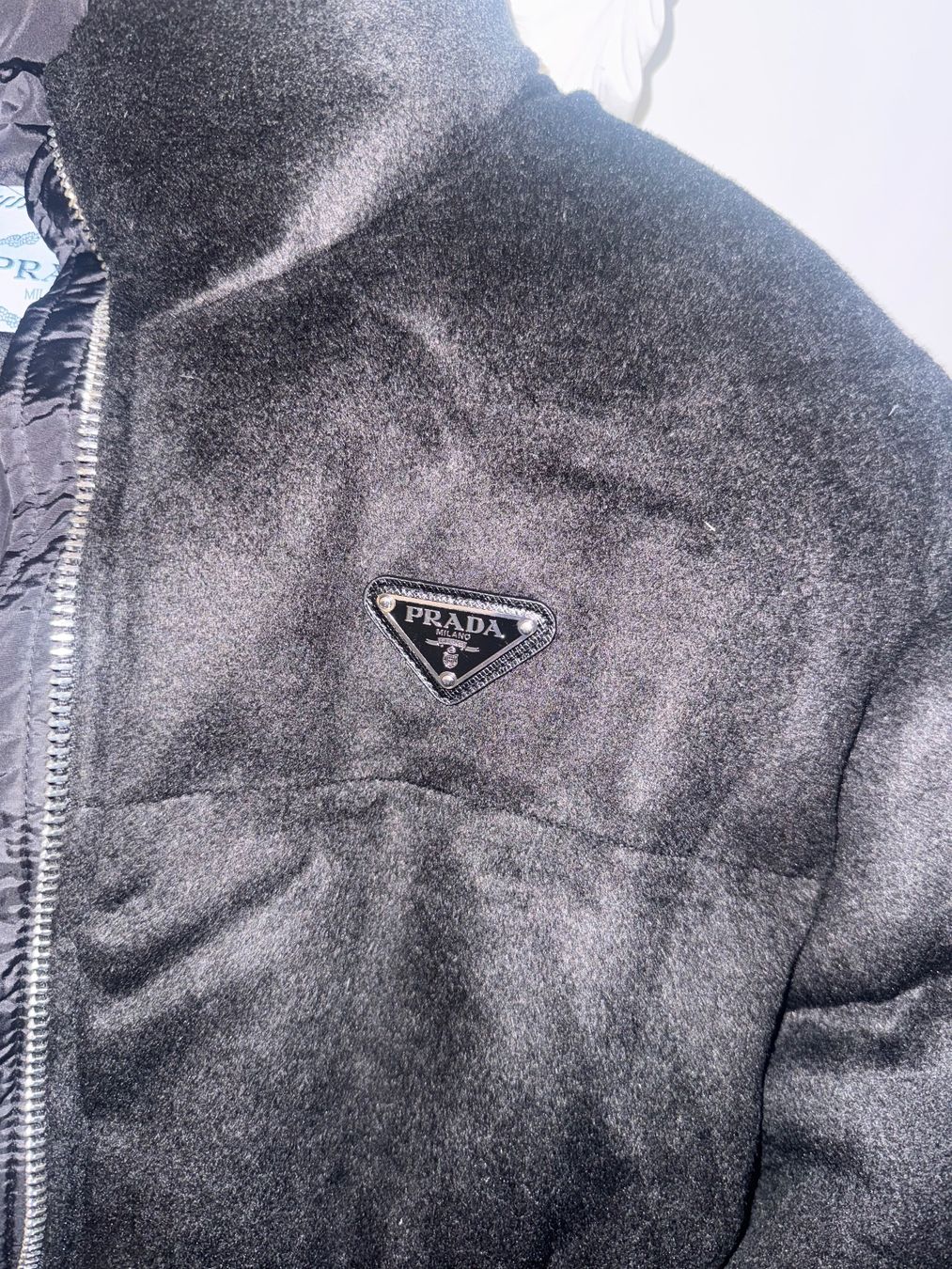 Prada Jacken: Originale Prada Loden Steppjacke mit Gürtel – Gebraucht aus Zürich von newyork2013 4