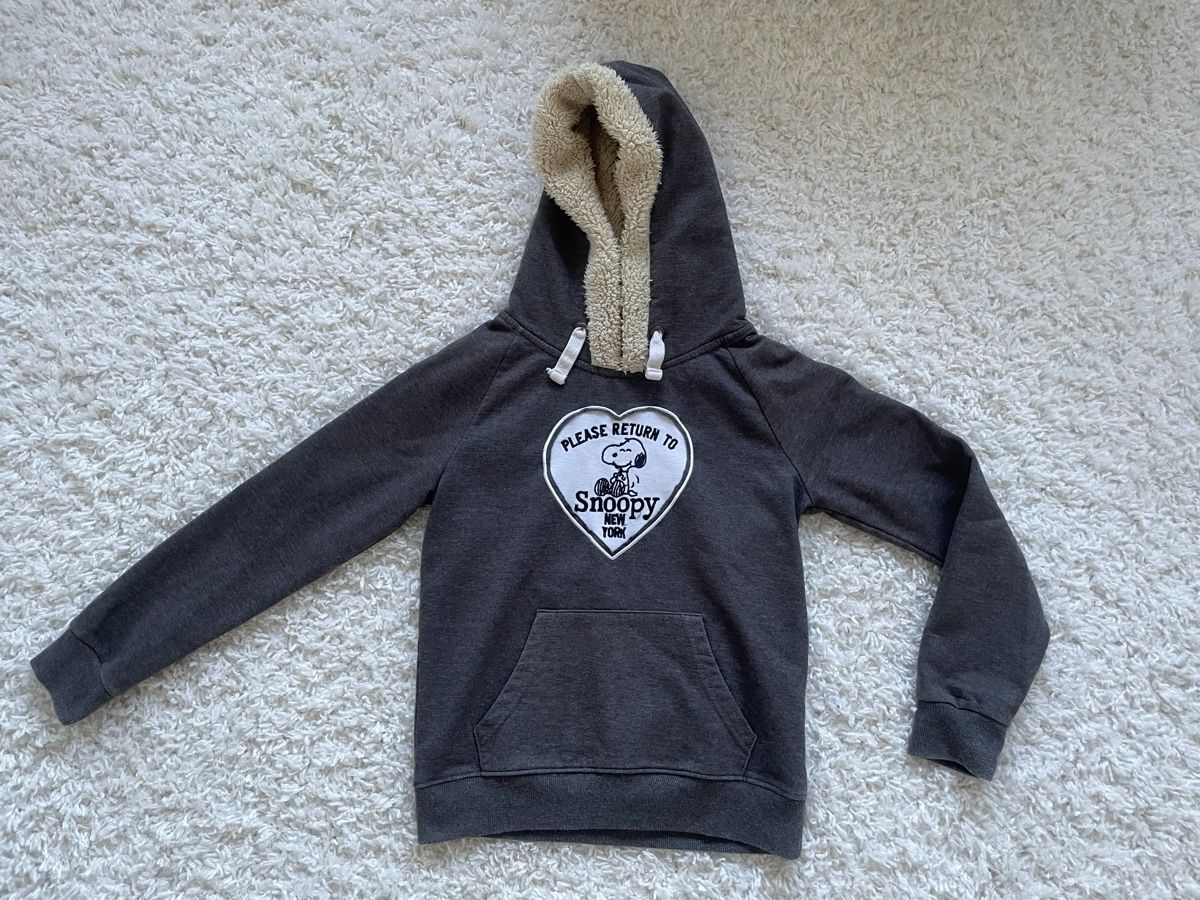 Maglioni & Felpe: Sweat à capuche Peanuts Snoopy gris taille 12 ans – Nuovo (secondo la descrizione) da Versoix venduto da Pti-pois