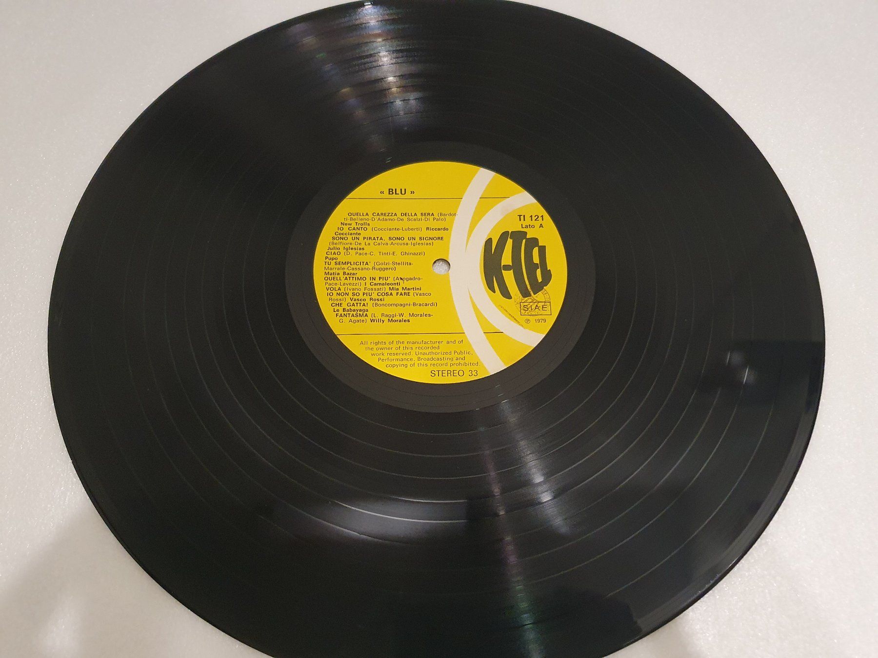 Dischi in vinile: Blu - 20 Successi 20 – Usato da Uster venduto da Vinyl-Leidenschaft 2