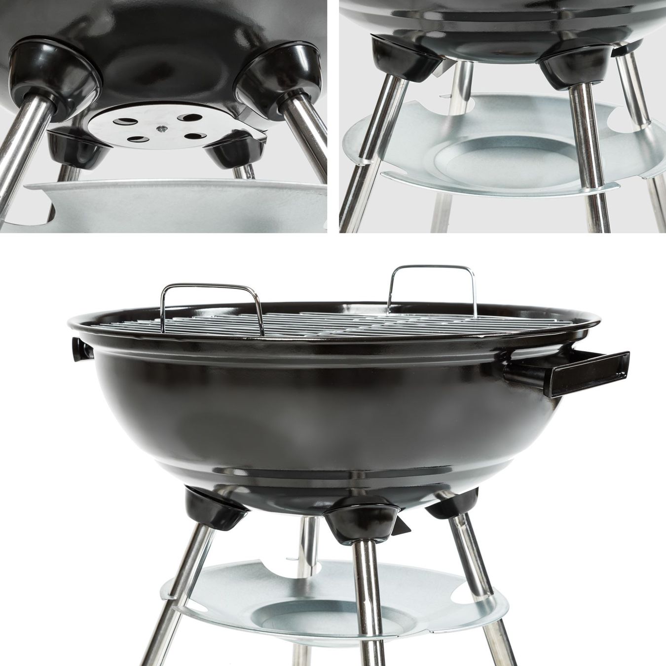 Griglie: Kugelgrill mit Rollen Ø 41,5cm - braun – Nuovo (secondo la descrizione) da Murten venduto da Roland.Kemmer.AG 5
