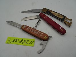 3er Set: Vintage Taschenmesser, Sammlermesser