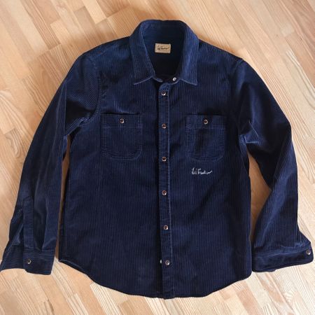 Neuwertig! Luis Trenker Hemd-Jacke blau in Grösse M