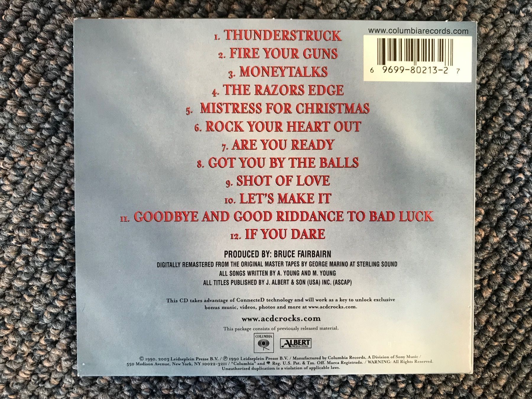 CD: AC/DC - The Razors Edge – Usato da Scuol venduto da painkiller01 1