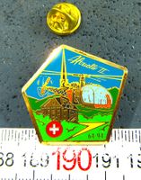 HELIKOPTER ALUETTE II SCHWEIZ PIN FAUDE ENAMEL 1964-1994