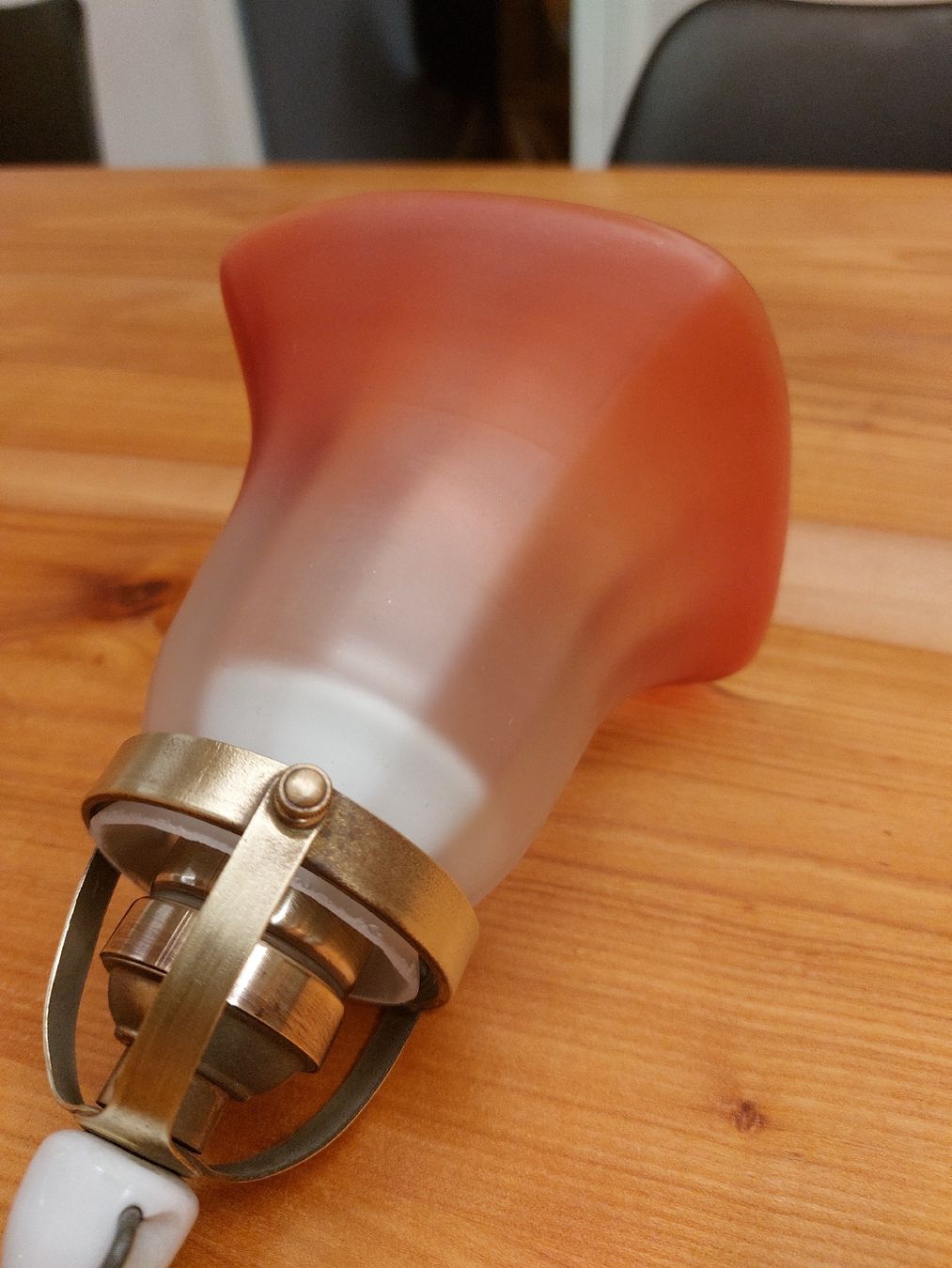 Lampade: Antike Tulpenförmige Deckenlampe – Usato da Ganterschwil venduto da HeidiuPeter 3