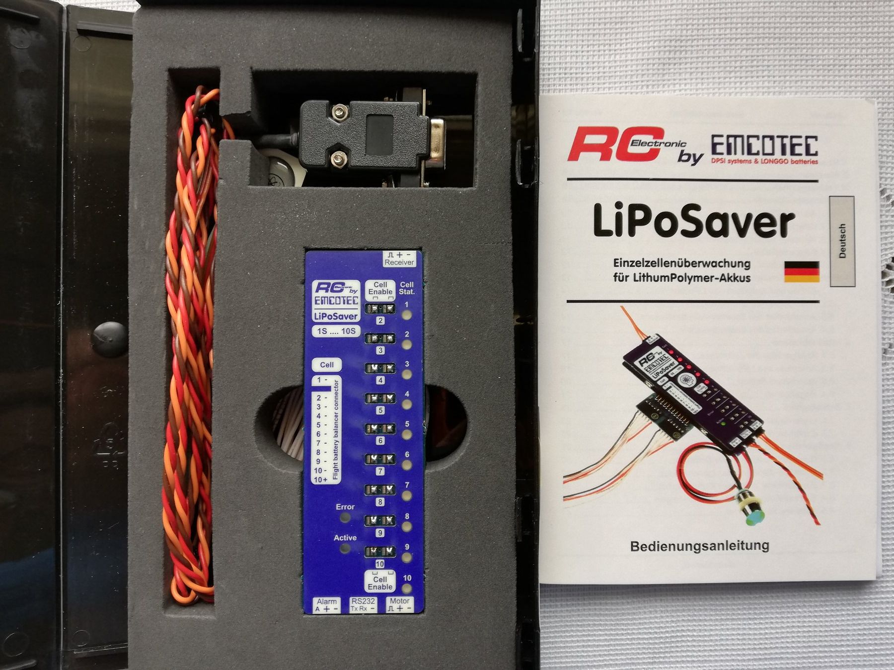 Modellismo RC: EMCOTEC LipoSaver 1S - 10S – Nuovo e nell'imballaggio originale da Flüh venduto da AMS-Modellbau 2