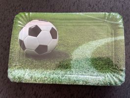 Fussball Party Teller, Wurstteller 50 Stück, neu und ovp