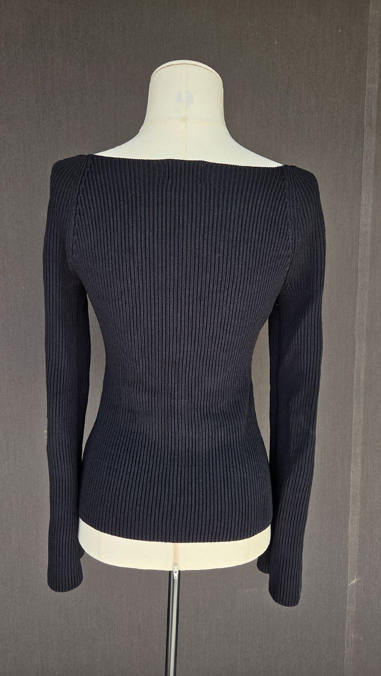 H&M Maglioni & Felpe: Schwarzer Rippenstrick Pullover von H&M in S – Nuovo (secondo la descrizione) da Kreuzlingen venduto da MeinKleinesAtelier 2