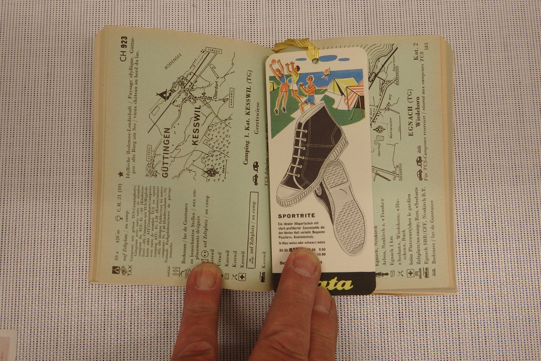 Libri: TCS Camping Führer 1958 – Usato da Bischofszell venduto da Museumscafe 1