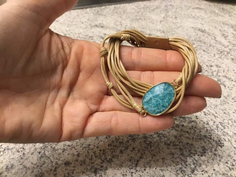 Armbänder & -reifen: NEU Labradorit Naturstein Armband – Neu und originalverpackt aus Wittenbach von ChinaSeidenstrasse 5