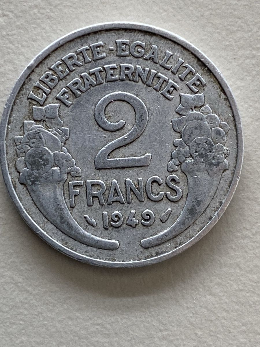 Tutti le monete: FRANCE - 2 francs - 1949 – Usato da Payerne venduto da Mike1682