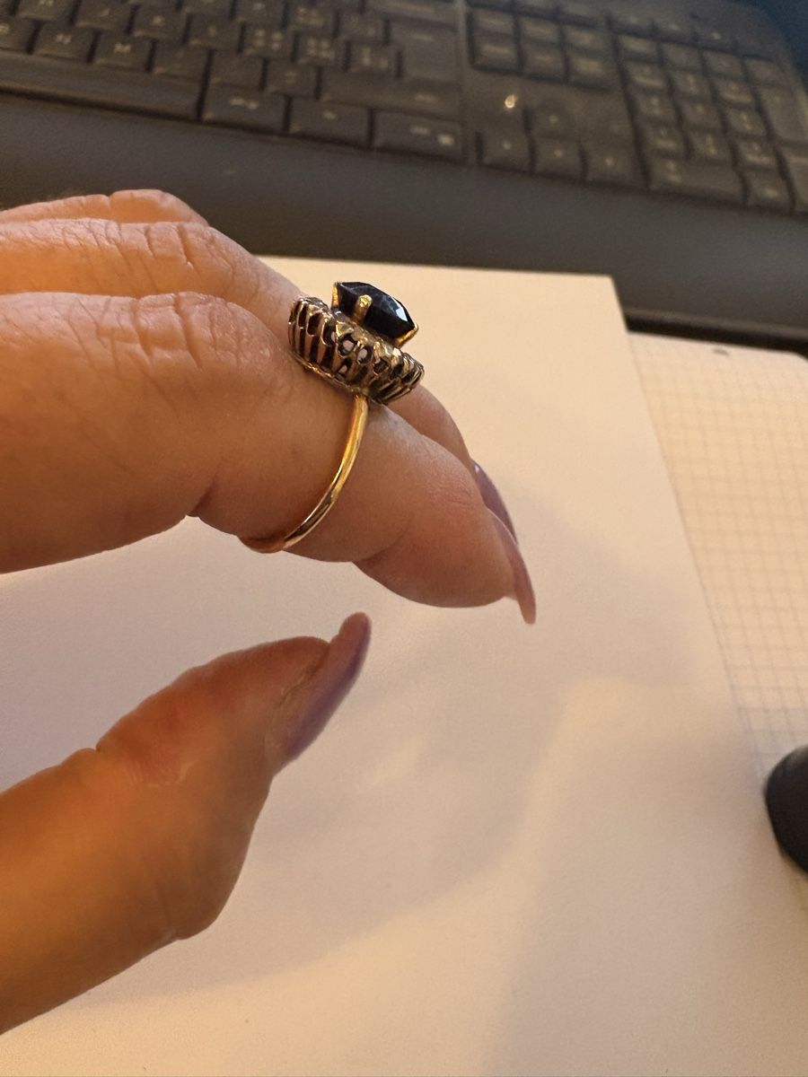 Ringe: 585 gg Ring um 1920 – Gebraucht aus Murten von Tzaugg 2