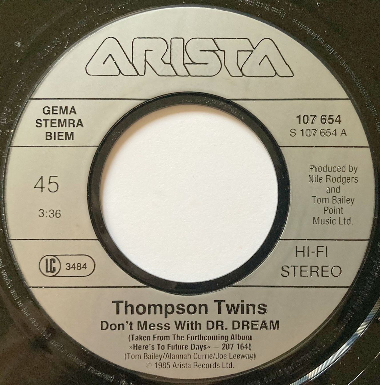 Dischi in vinile: THOMPSON TWINS - DON'T MESS WITH DR. DREAM – Usato da Bottens venduto da hotter-than-hell 2