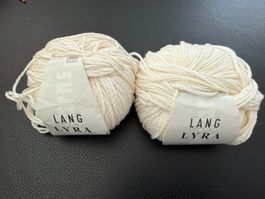 Lang Lyra Nr 685.0001  2Knäuel   46 % Seide  54 % Baumwolle