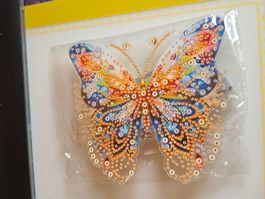 DIAMOND PAINTING FENSTER BILD SCHMETTERLING