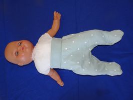 Puppenkleid HOSE 2Stück für Puppengrösse 40-45cm OHNE PUPPE