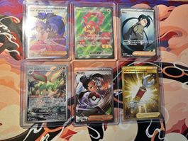 Pokémon Karten Sammlung 6 Stk guter Zustand