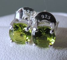 Silber 925 Ohrstecker mit Zirkonia 5 mm