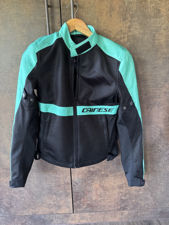 Dainese Motorradjacke schwarz mint