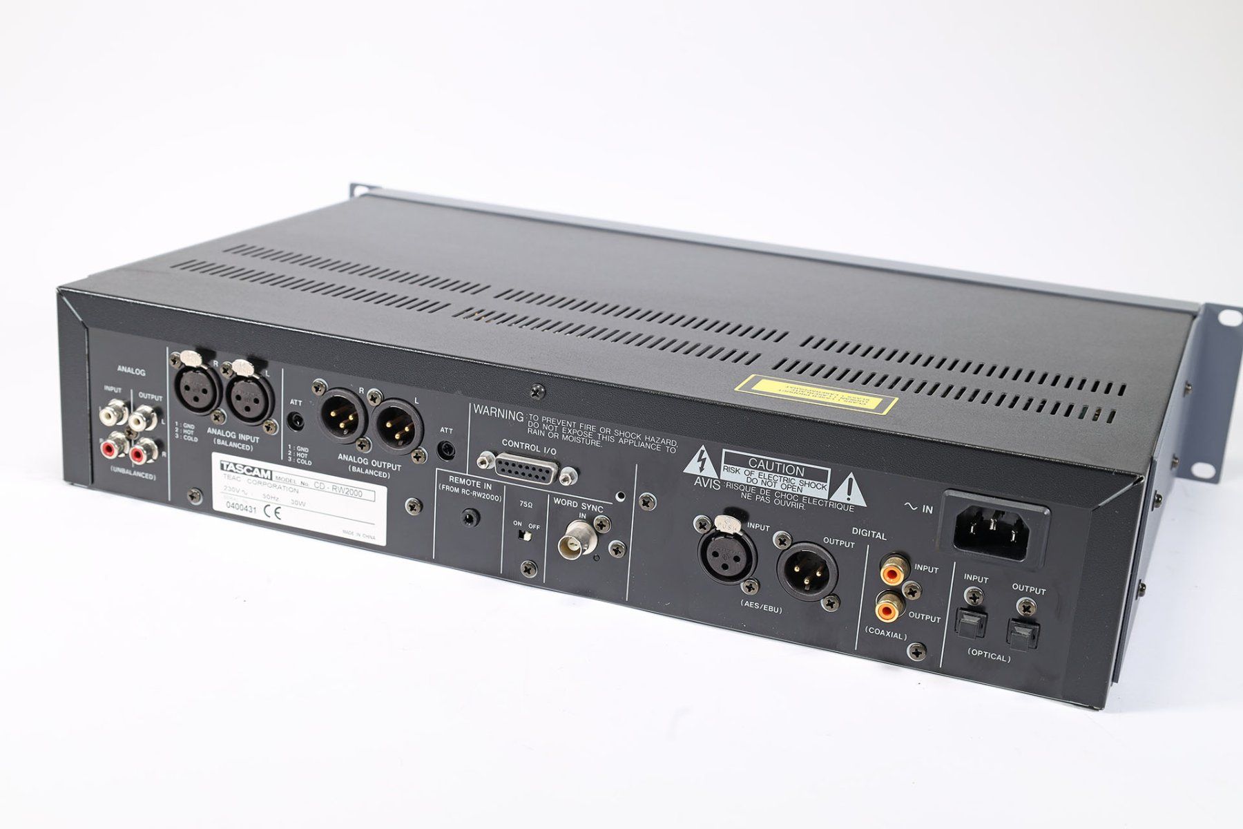 Tascam Registratori: Tascam CD-RW2000 Recorder – Usato da Bern venduto da kekele 1