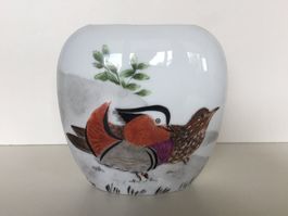Petit vase en porcelaine avec oiseaux / kleinen Vase