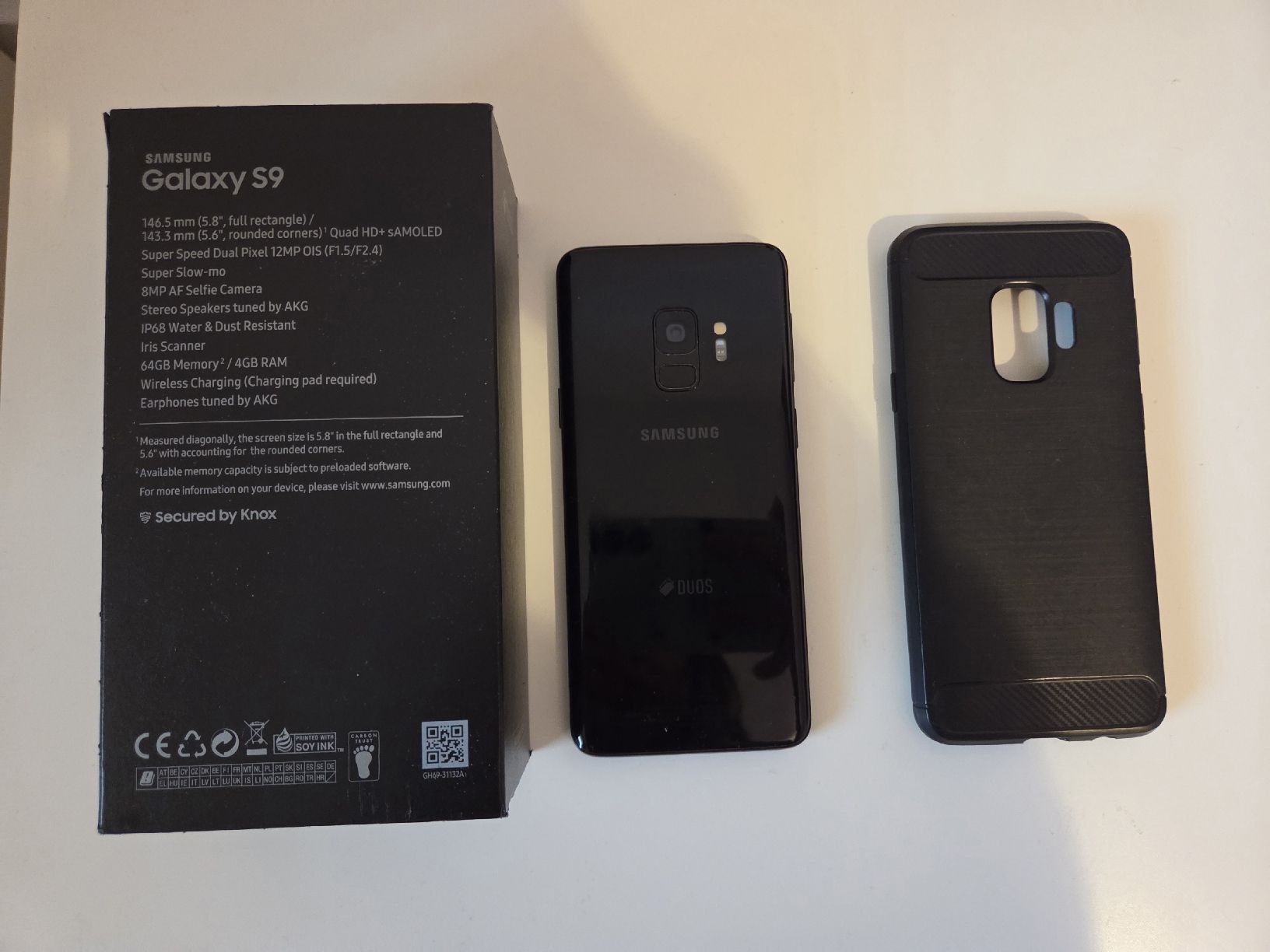 Samsung Handys / Smartphones: Samsung Galaxy S9 64GB Midnight Black, avec coque – Gebraucht aus Petit-Lancy von sar_67gz 1