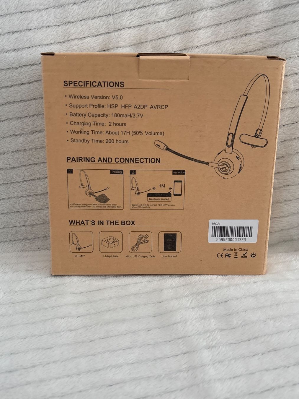Casques audio: Wireless Headset BH-M97 – Neuf avec emballage d'origine à Oberegg par MR-shop 1