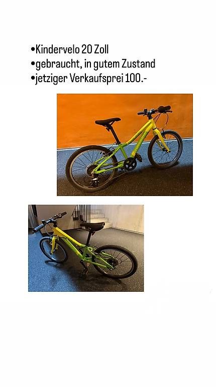 Biciclette: Kindervelo 20 Zoll – Usato da Heimberg venduto da ama_tqn8