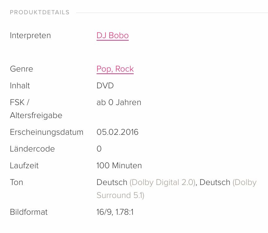 Tutti i DVDs: DJ Bobo - Fantasy - The Show – Usato da Brunnen venduto da Barfly5 2
