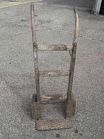 Antike Sackkarre / Handwagen, Holz, robust & stabil!