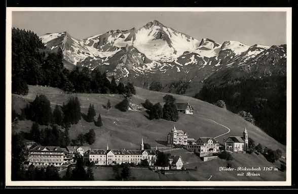 Cartes postales: Nieder-Rickenbach, Ortsansicht mit Brise – D'occasion à Berlin par bartko-reher