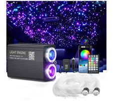 32W Twinkle LED-Sternenhimmel Lichtfasern-Set, unbenutzt