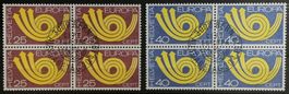 1973 Europamarken ET Viererblock