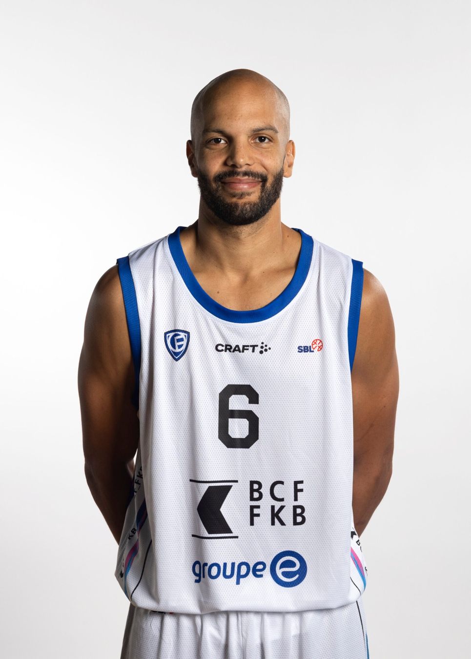 Canottiere & Pantaloni: Jonathan Kazadi #6  - Maillot et short – Usato da Fribourg venduto da FribourgOlympicB 4