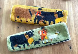 2 vintage Frottee Tücher 🇨🇭Appenzeller Motiv, Swiss Made