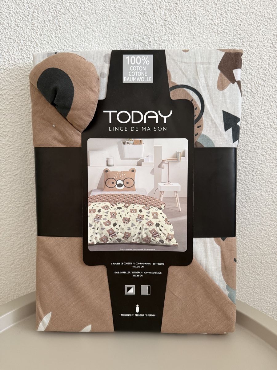 Biancheria da letto: Kinderbettwäsche Bär - Neu & originalverpackt – Nuovo e nell'imballaggio originale da Mönchaltorf venduto da RinaXK