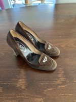 TOD‘S Wildleder Pumps Gr. 37 braun Absatzschuhe Schuhe