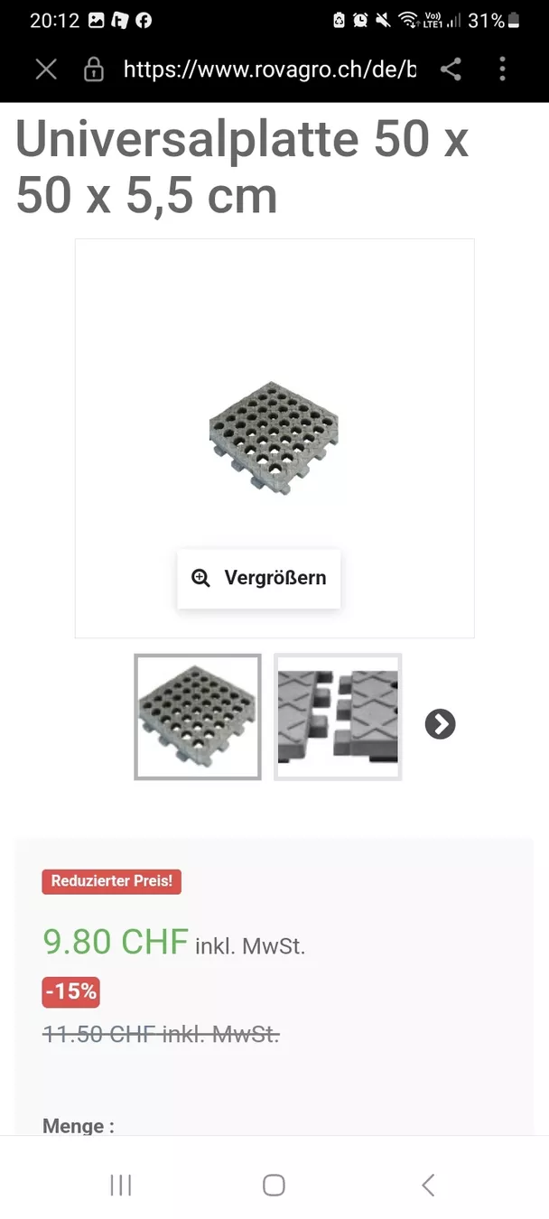 Rivestimenti per pavimenti: ecoraster – Usato da Glattbrugg venduto da B_B 3