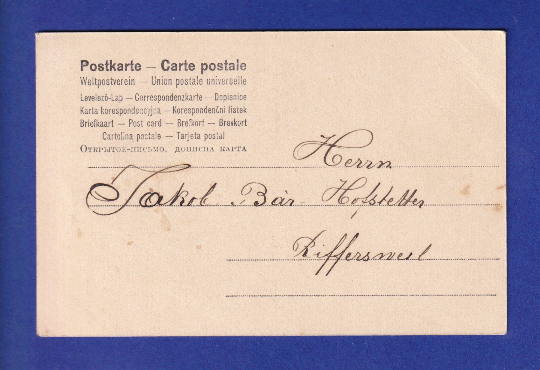 Cartoline postali: ENFANT / KIND - Namenstag – Usato da Pully venduto da nicecards-shop 1