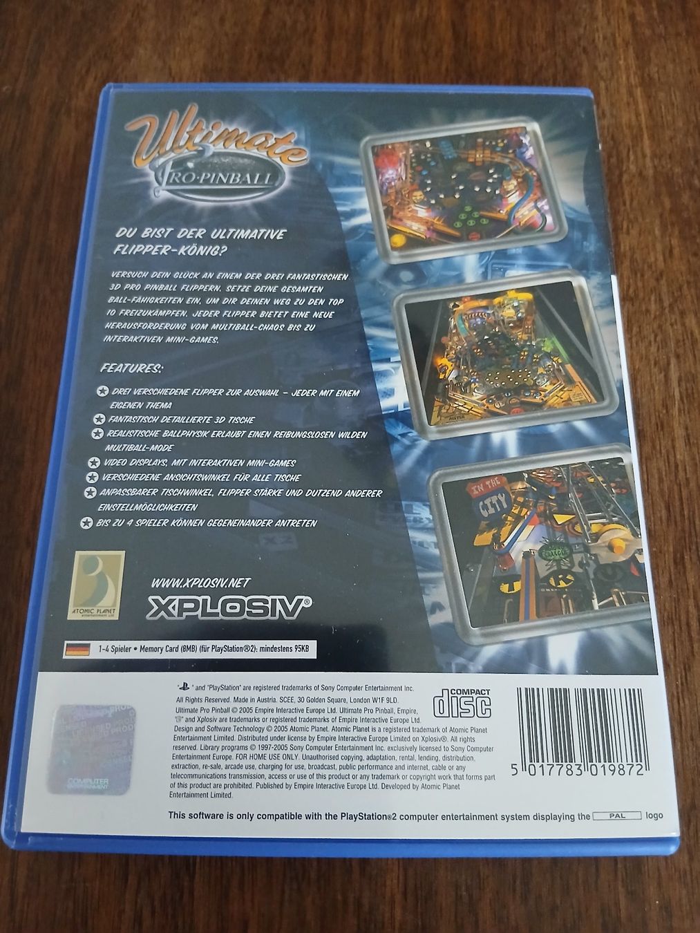 Giochi: PS2 Ultimate Pro Pinball – Usato da Pfungen venduto da Himbogame 1